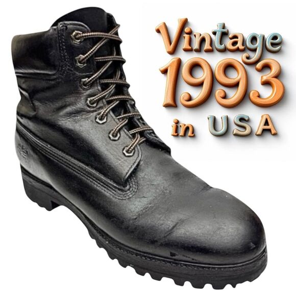 Timberland Men’s Vintage 90s Custom Dyed Boots USA Made Sz 10M Style 169119